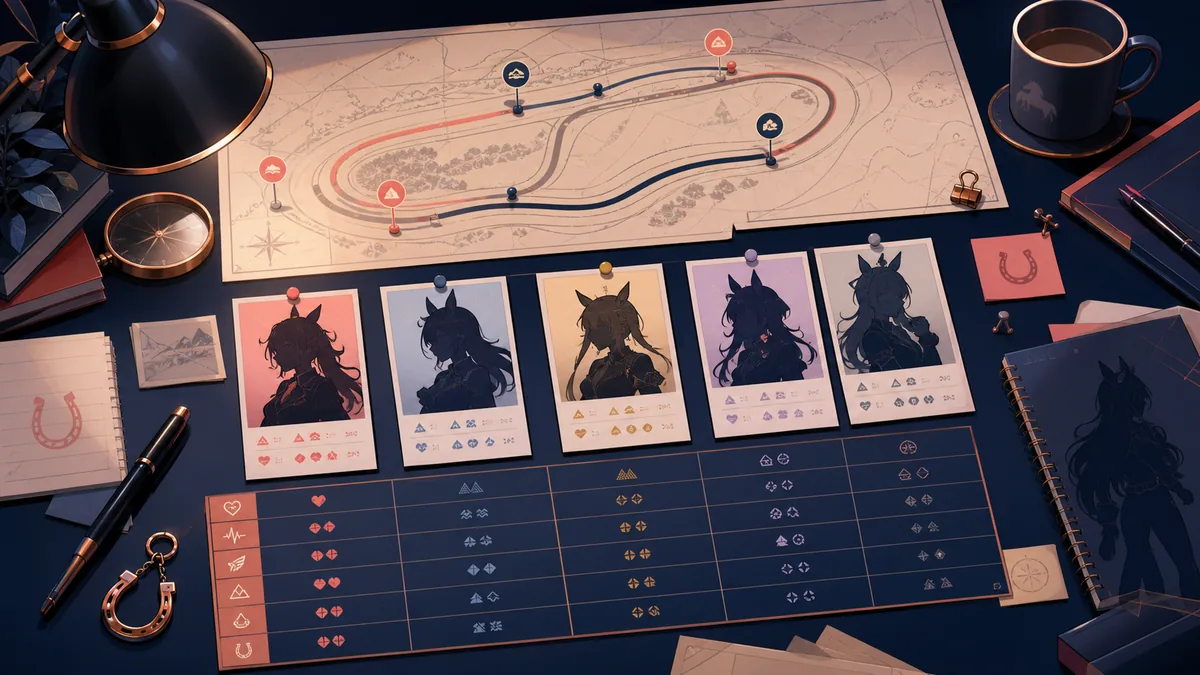 Guide Tier List Umamusume : meilleurs personnages par distance et role